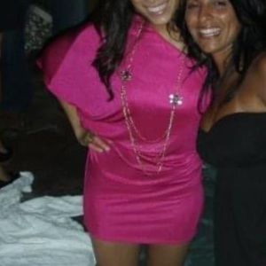 Marciano One Shoulder Fuschia Tunic